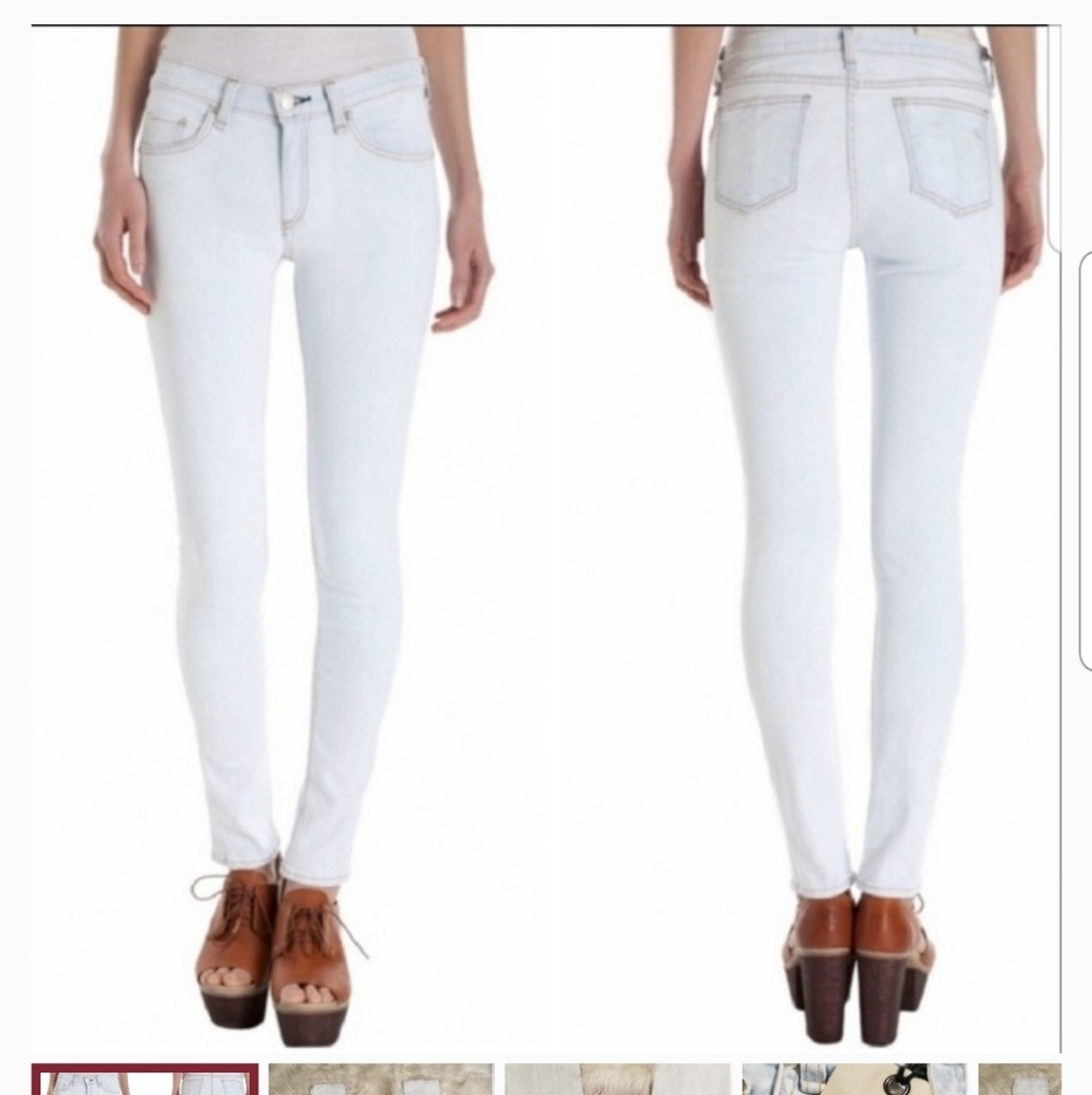 Rag and Bone Bleach Out Skinny Jeans